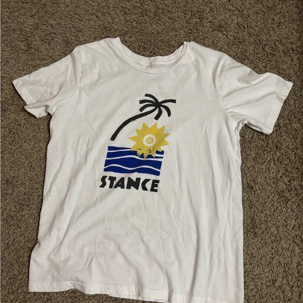 Stance White Graphic T-Shirt
